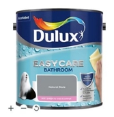 DULUX EASYCARE BATHROOM SOFT SHEEN NATURAL SLATE 2.5L